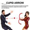 Cupid Bow And Arrow Prop Heart Shape Bow Decor Valentine Day Photography Filming Stage Costume Performance Prop