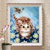5D Crystal Diamond Painting Cute Kitten Diy Diamond Embroidery Home Decor Gifts Cross Stitch