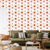 Wallpaper Flowers white, powder pink and light gray 50x1000