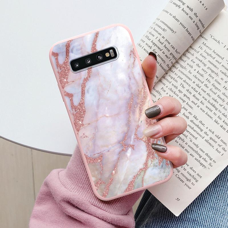 Цветной Роскошный Мраморный Чехол Для Samsung Galaxy S10 S 10 Plus S10E Fundas Мягкий ТПУ Защита Задняя Крышка Для Samsung S10 Ударопрочный