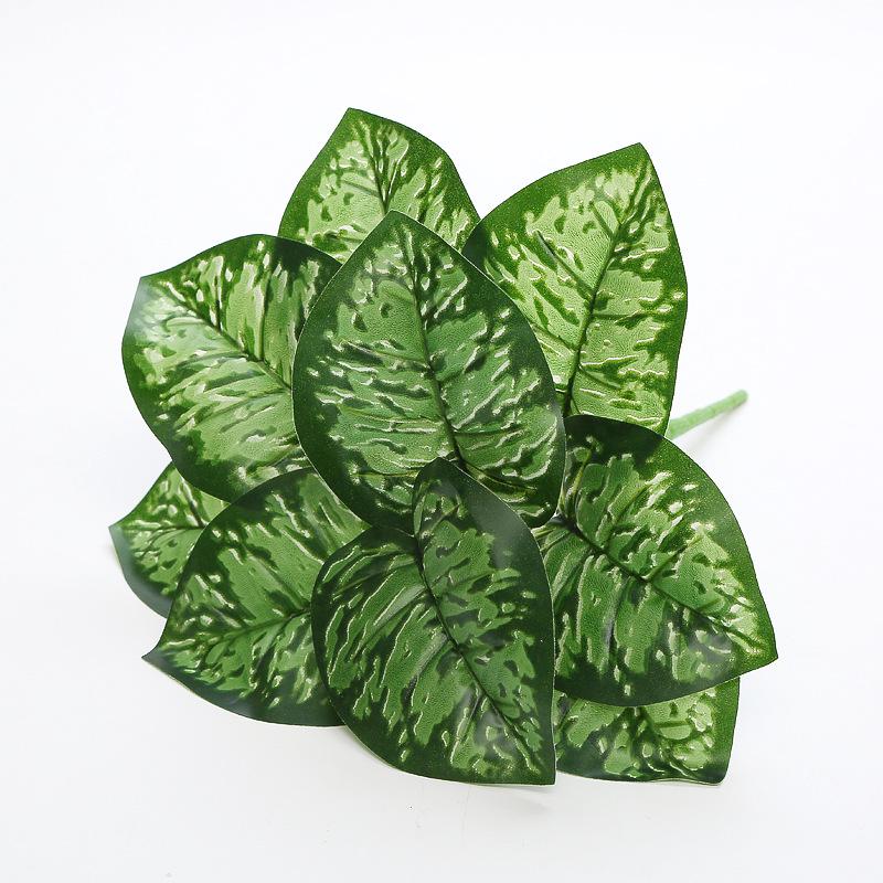 Искусственный Зеленый Декор и Декор Стены из Растений с Имитацией Листьев