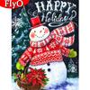 Full Square Diamond Painting Christmas Snowman Cross Stitch Diamond Embroidery Cartoon Handicraft Art Home Decoration