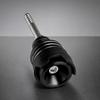 Threaded Motorcycle Oil Dipstick with Top Tool Socket, Aluminum Construction and Anodized Finish for Routine Checks