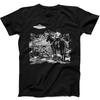 Cowboy UFO Western Weird Best Seller Funny Gift Black Tee T Shirt 334