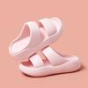 New Thick Bottom Cloud Slippers Women Comfort Soft Sole Eva Platform Sandals Woman Summer Double Strap Non Slip Beach Slippers