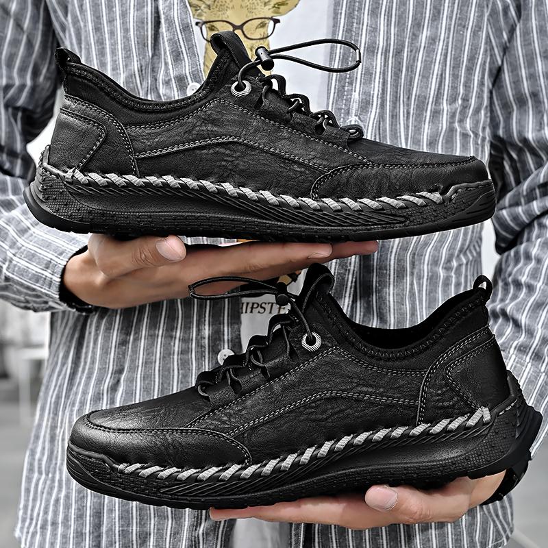 Handmade Leather Shoes Men Casual Sneakers Driving Shoe Men Leather Loafers Men Shoes Hot Sale Moccasins Tooling Shoe Footwear
