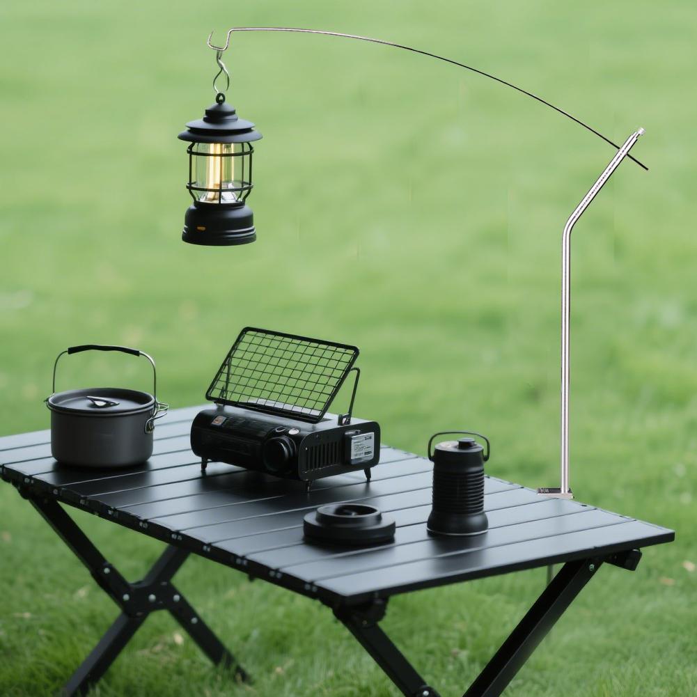 Кемпинговая IGT Лампа Подвесная Стойка Алюминиевый Сплав Стол Фонарь Стойка Нержавеющая Сталь Дуга Рама для Открытого Кемпинга Пеших Походов