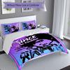 3pcs Purple Rain3 pattern bedding set duvet cover set includes duvet cover &pillowcases, perfect all season bedroom decoration & gift