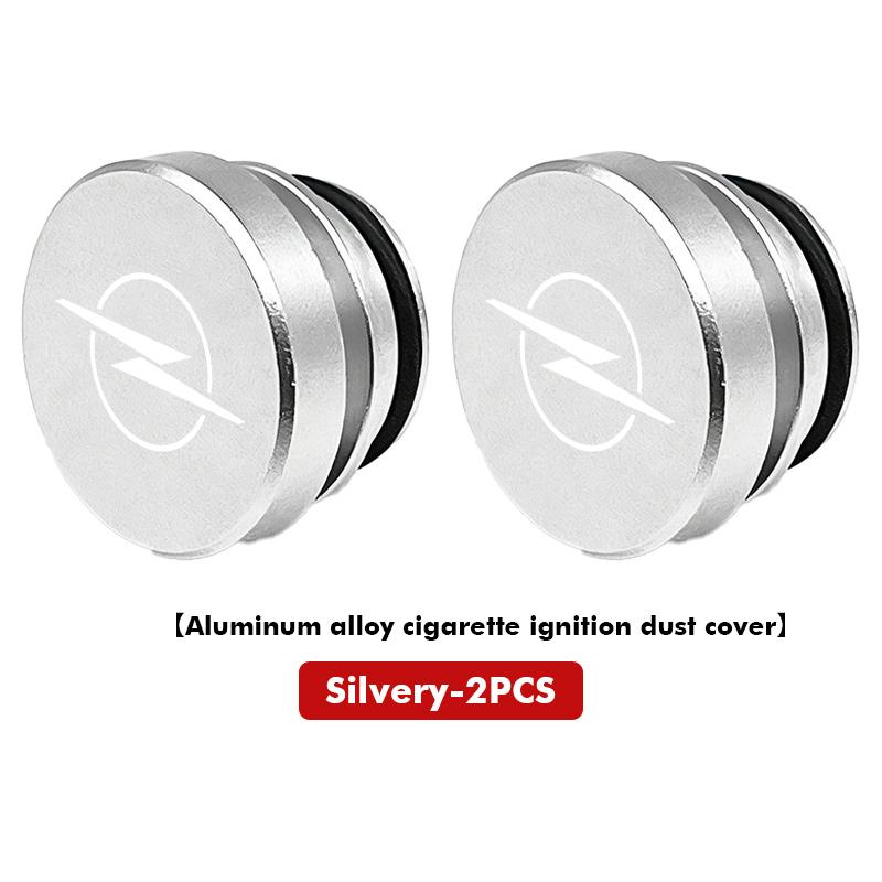 czxkqr1 For Opel 1/2PCS Car Logo Cigarette Lighter Dust Plug Button Socket Protective Cover OPC Astra J H G K Insignia Corsa D B E Mokka