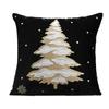2024 Рождественская наволочка с вышивкой «Снежинка», наволочка на подушку, украшение «Счастливого Рождества» для дома, зимняя, для дивана, офиса