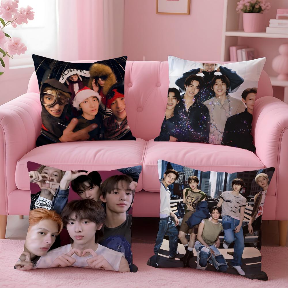 Korean Handsome Boy Group CCortis Cushion Cover Pillow Case Soft Skin Friendly Fabric Concealed Zipper