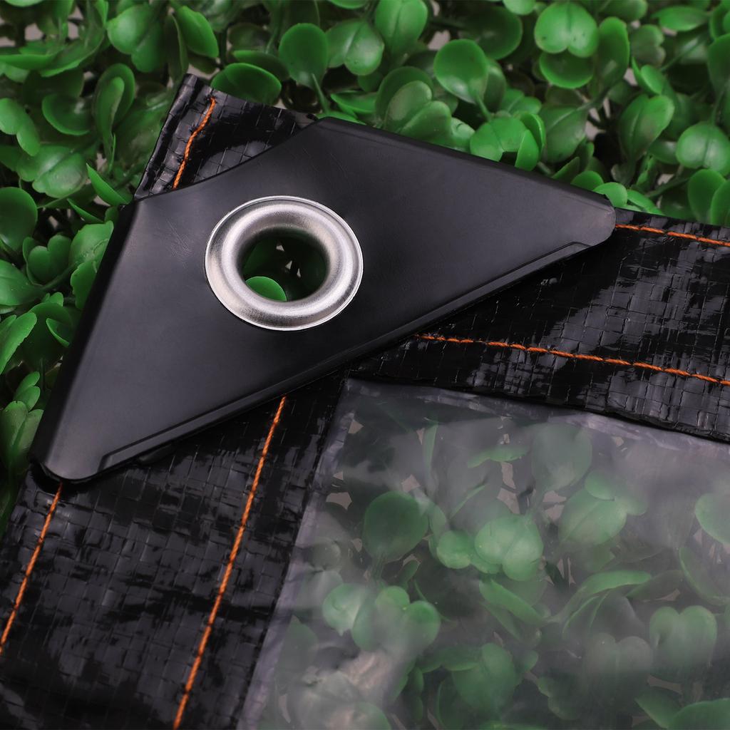 Прозрачный брезент Водонепроницаемый Дождестойкий Прозрачный Пластиковый Брезент Чехол с Люверсами для Курятника Теплицы Растения