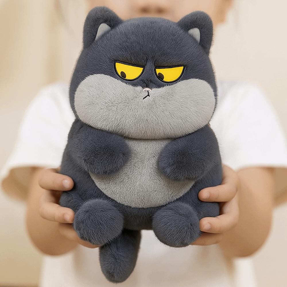 Fluffy Cat Stuffed Animal Doll PP Cotton Kitty Stuffed Animals Toys  Decoration Gifts
