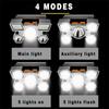5 LED Headlamp Built In Battery Strong Light Headlight Type-C Rechargeable Outdoor Camping Fishing Adventure Head Flashlight