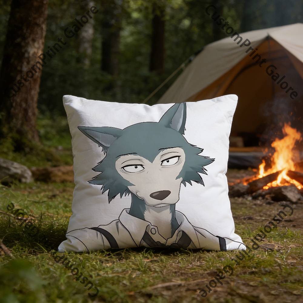 LLegoshi BBeastars Square Throw Pillow Cover Multiple Sizes Soft for Sofa Bedroom Living Room Home Decorative