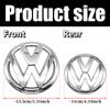 Car Front Grille Rear Trunk Emblem Lid Cover Logo Sticker Badge Decoration Accessories For Volkswagen VW Golf 6 MK6 2009-2012 zl6
