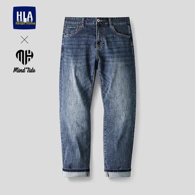 Мужские джинсы из денима прямого кроя HLA