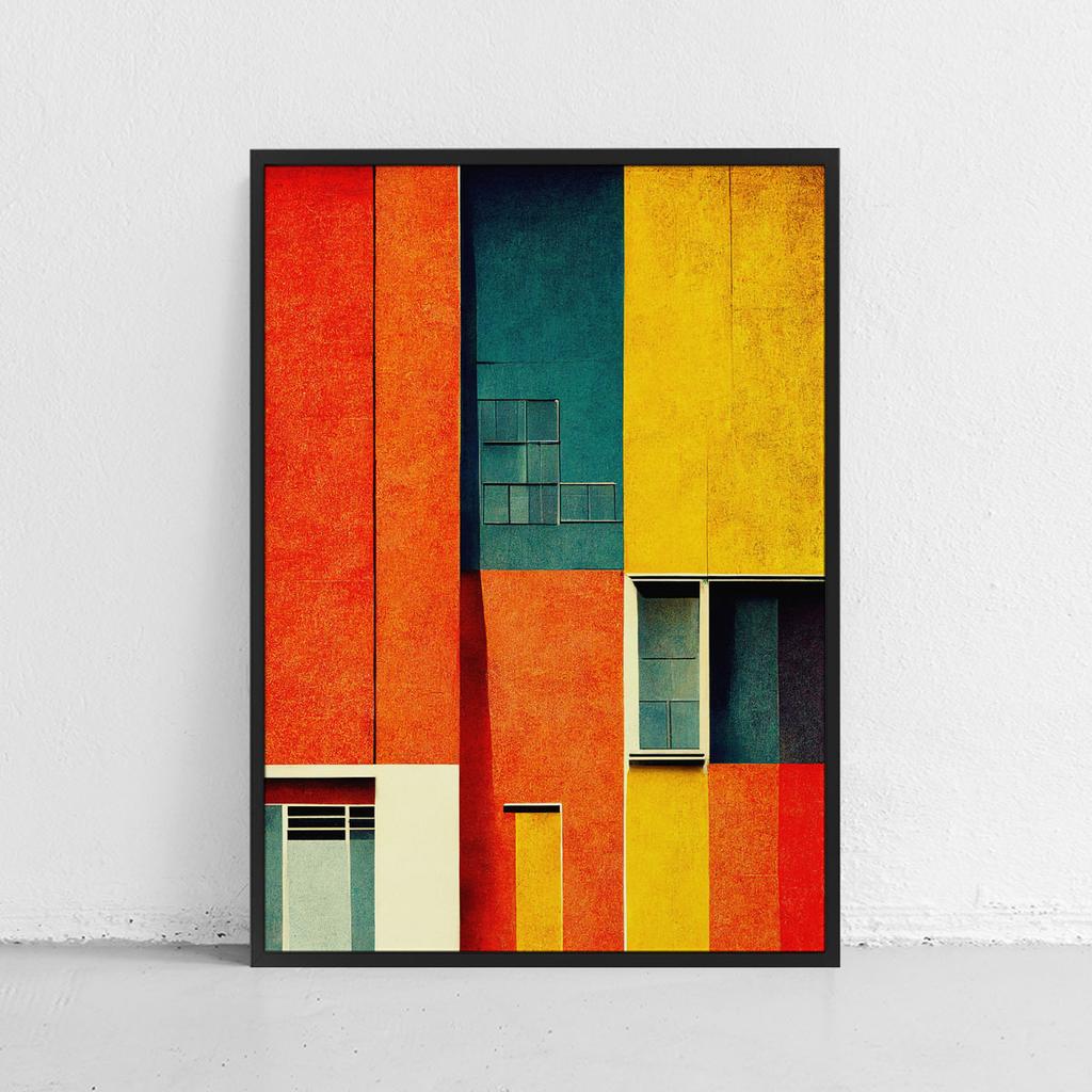 Poster Bauhaus Abstraction