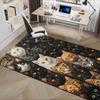 Cute Kitten Theme Chair Mat Office Carpet - Oversized Rug for Home Decor, Sofa Carpet, Office Flooring Gift, Suitable for Bedroom, Living Ro