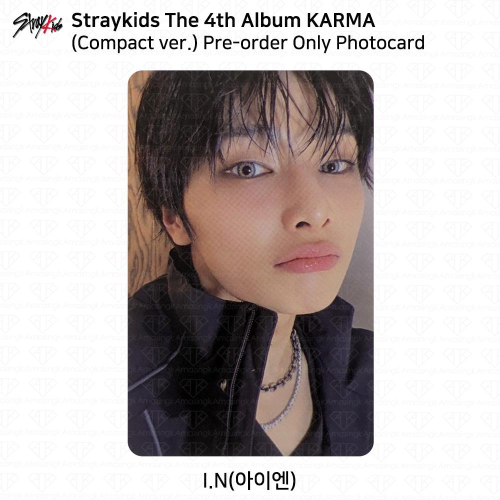 Stray Kids 4-й альбом Karma компактная версия Официальная фотокарточка