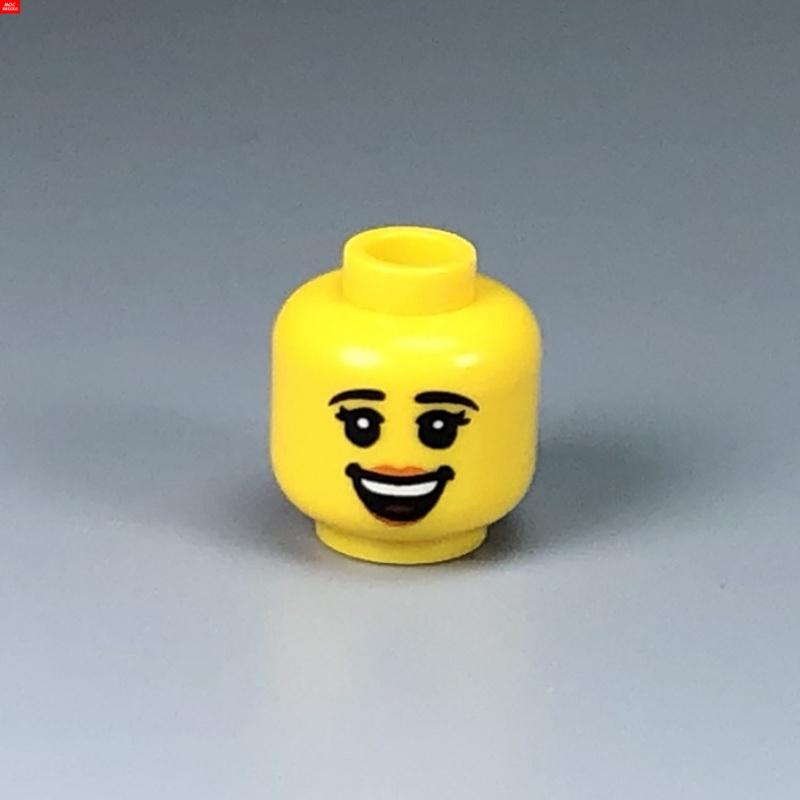9 шт. Кубики MOC 8034 8046 Традиционное выражение лица: улыбка, смех 4 см Фигурка Лицо Печатная Голова Собранные Строительные Кирпичики Игрушки для Детей