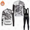 New PNS Fleece Suit Winter Cycling Suit Long Sleeve Strap Pants Road Bike Mountain Bike Outdoor