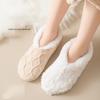 Thickened Coral Fleece Socks Solid Sleep Sock New Floor Socks Women