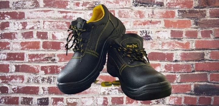 Buty Robocze Półbuty Skórzane Z Noskiem Sb R.43