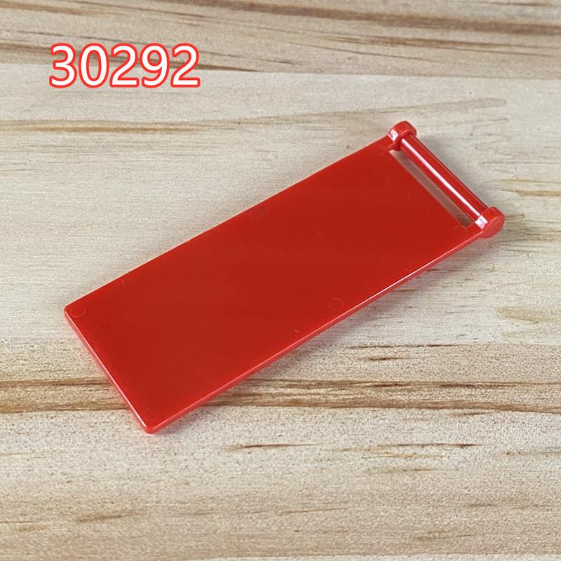 Compatible Building Block 30292 Science And Technology Education Building Block Parts 3X7 Logo Flag Parts Red Flag Small Particle Accessories