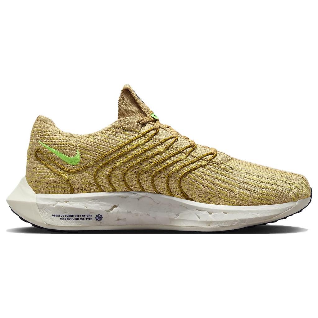 Nike Кроссовки для шоссейного бега Pegasus Turbo Next Nature 'Sesame Buff Gold Bronzine Lime Blast' Мужские DM3413-200