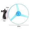 Set of 3 LED Flying Disc Toys with Propeller and String for Outdoor Fun - Perfect for Kids Games