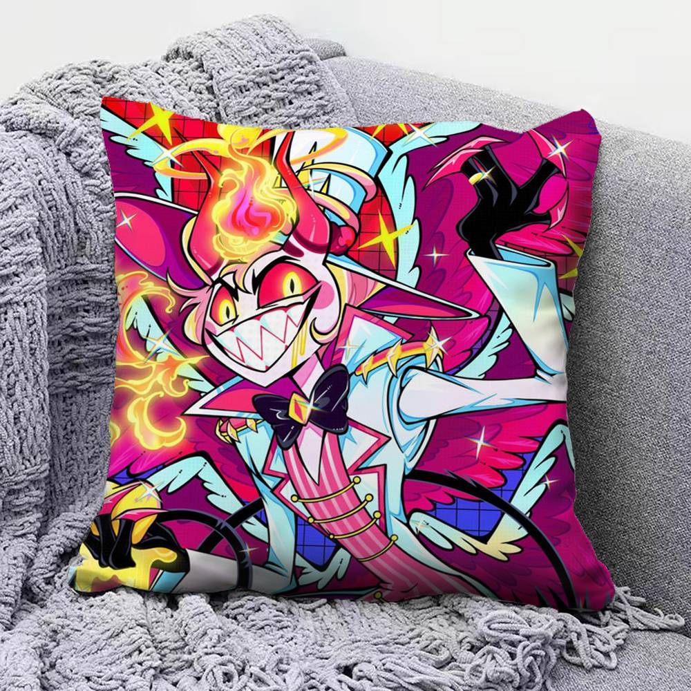 Hazbin HHotel Lucifer MMagne Pillow Covers Home Sofa Cushion Covers and Aecorative Custom