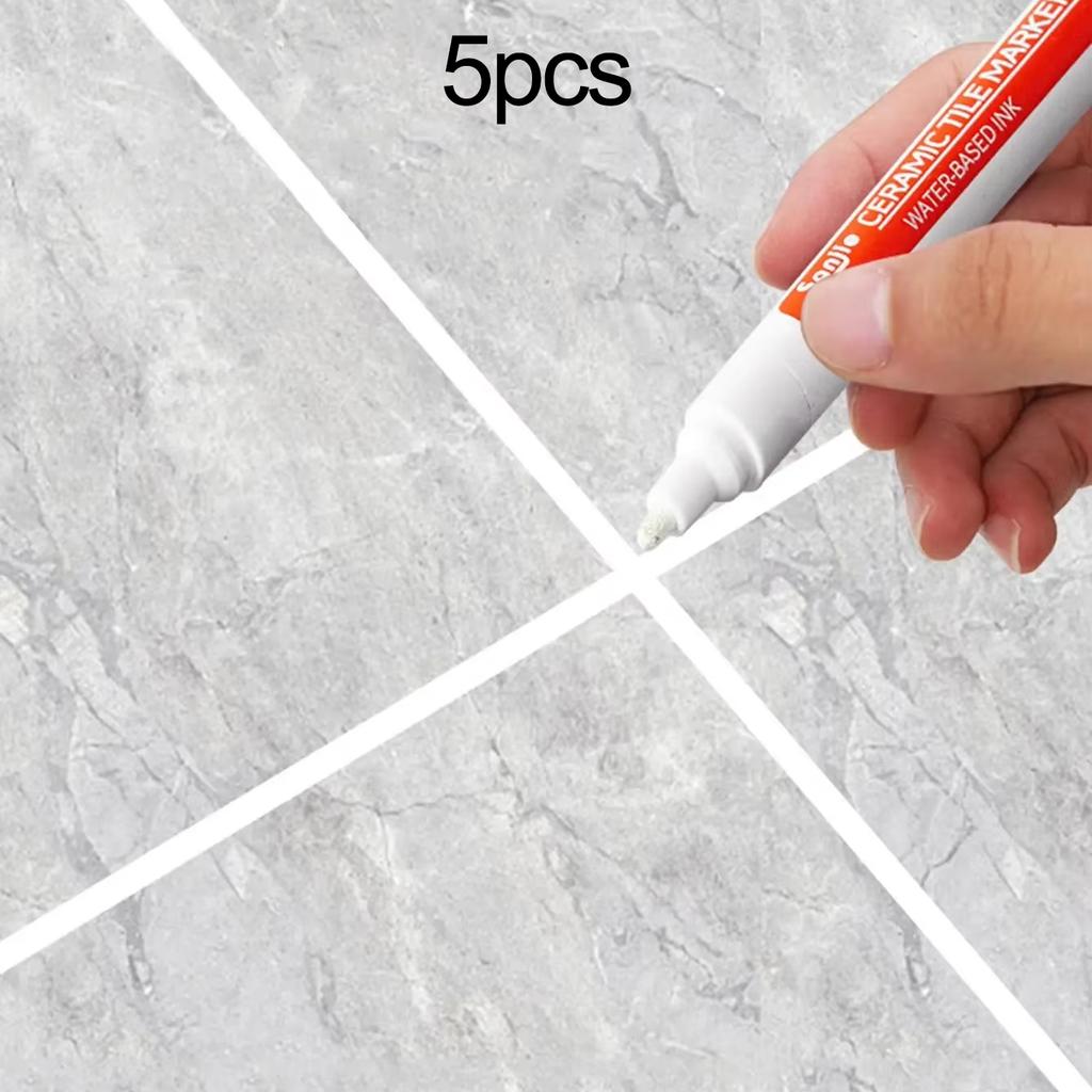 5 шт.-Керамическая плитка Настенная плитка для ванной комнаты Напольная плитка Затирка для швов Цветной ремонт Защита от плесени Водонепроницаемый Ремонтный маркер для цвета доски