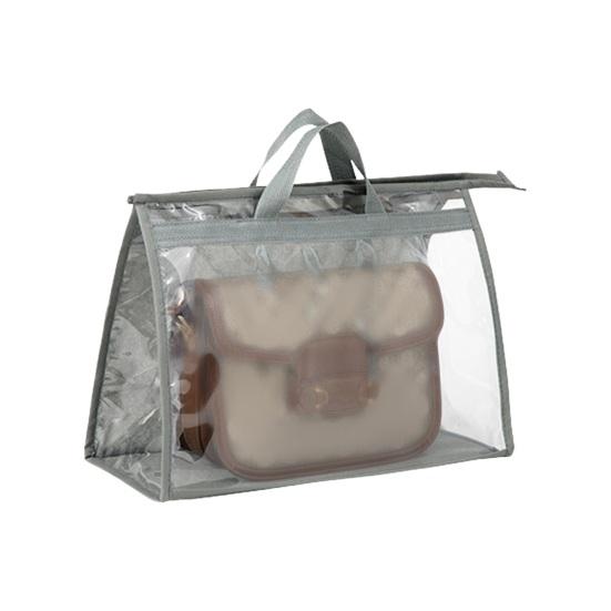 Сумка-мешок для пыли, прозрачный органайзер для хранения сумок с ручкой, прозрачный дизайн, легкий