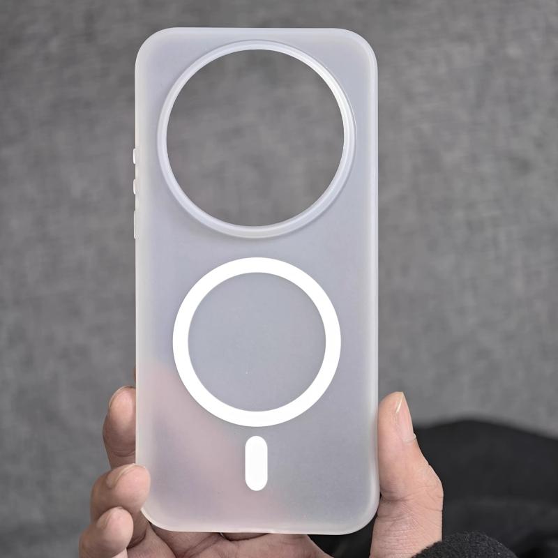Чехол для Xiaomi 17 Ultra Матовый Прозрачный Магнитный Мягкий ТПУ Противоударный Защитный Чехол для Телефона для Xiaomi Mi 17 Ultra