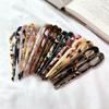 Acetate Hair Sticks U-Shaped Bun Hairpin Sweet Meatball Head Hairclip  For Woman Girl