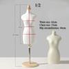 Mini Female Mannequin for 1/2 1/3 1/4 Doll Clothing Display Stand DIY Dollhouse Miniature Ornaments Supplies