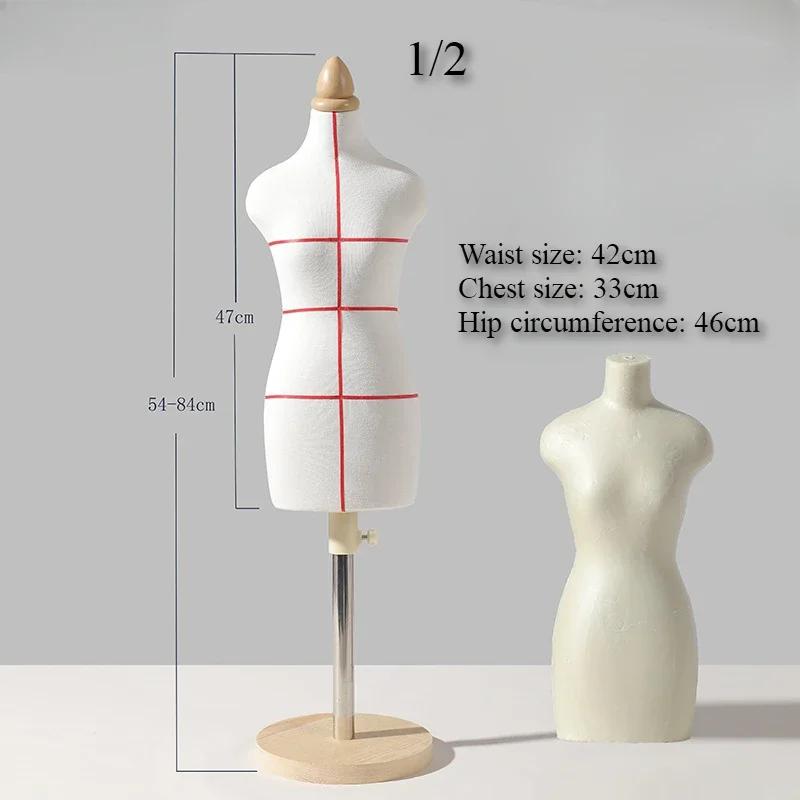 Mini Female Mannequin for 1/2 1/3 1/4 Doll Clothing Display Stand DIY Dollhouse Miniature Ornaments Supplies