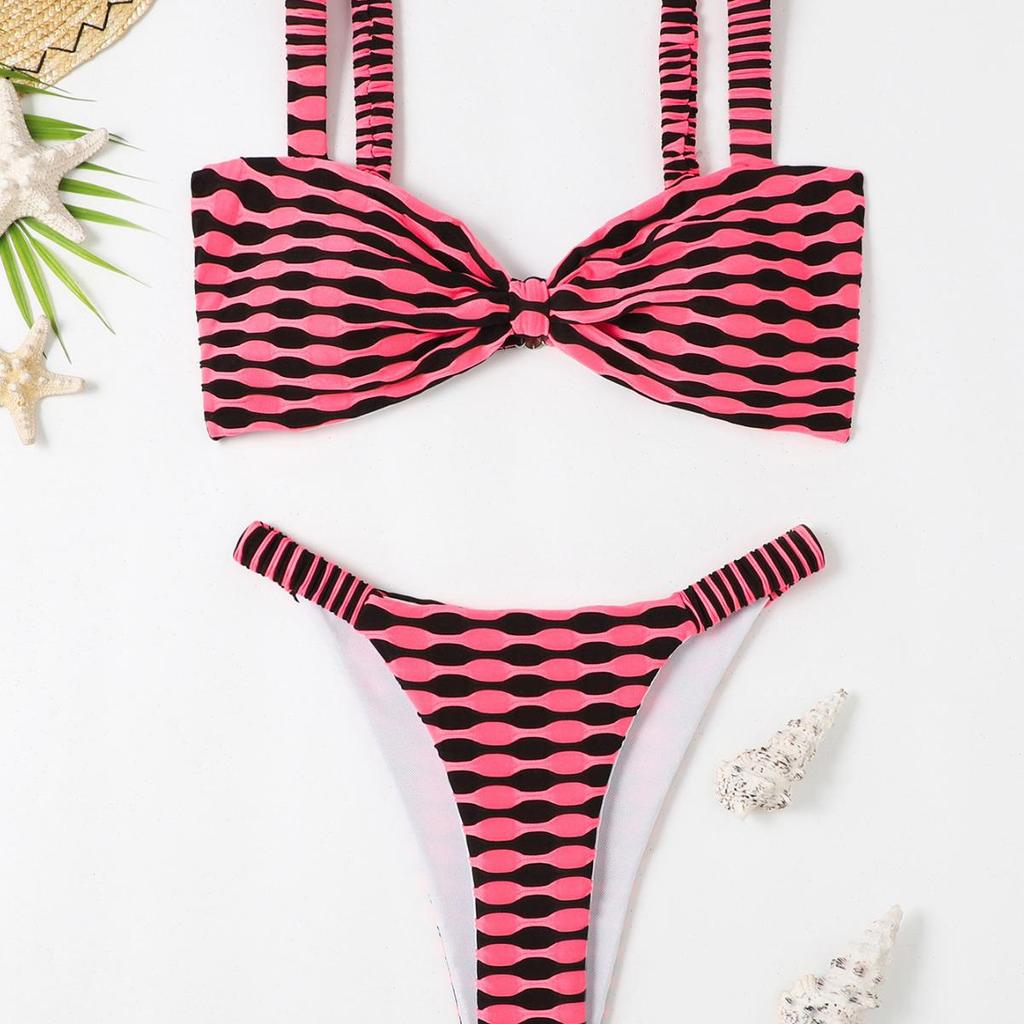 2025 Гусиная лапка Сексуальный женский купальник бикини Раздельный купальник