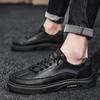 Height Increasing Leather Shoes for Men Round Toe Lace Up Designer High Quality Adults 2025 Trend Social Man Casual Shoe