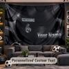 Wall Hanging Tapestry Custom NameScorpions Pattern Personalized Printed Fabric Wall Decor