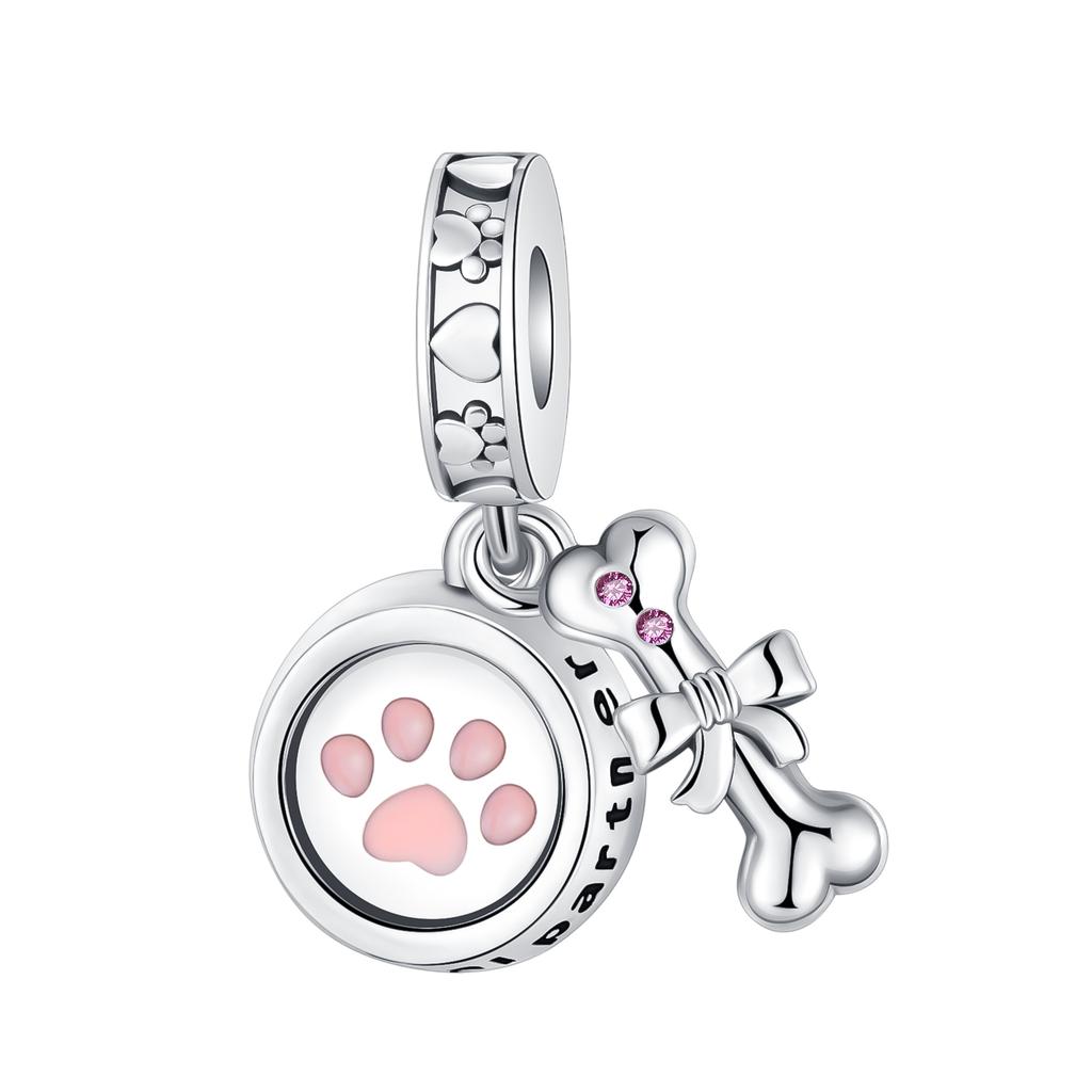 Браслеты Charm Fit Original Медь Милое Животное Сова Кошки Морская Черепаха Бусины Женский Кулон Бусины Изготовление Украшений