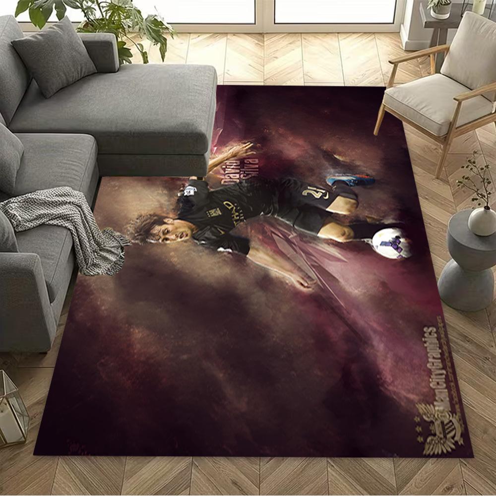 Chelsea Fc Player Action Floor Rug Office Rug Design for Dining Room Game Room Entryway Playrooms Anti-slip Rug Decorate Offices Gift for Festivals