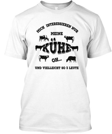 Kühe Landwirtschaft Landwirt Standard Unisex T-Shirt