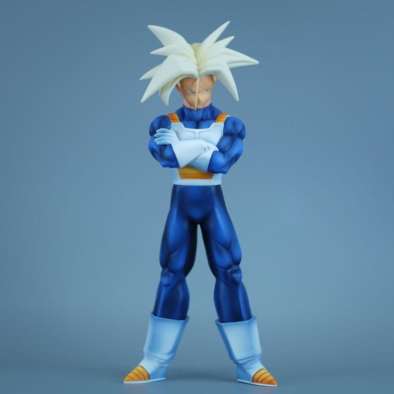 Аниме Dragon Ball Z Супер Сайян Будущий Транкс Фигурка Действия ПВХ Статуя Коллекция Настольное Украшение Модель Игрушка Орнамент