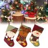 Рождественский носок ручной работы из нетканого материала, носок Санты для украшения вечеринки, подарок для друзей