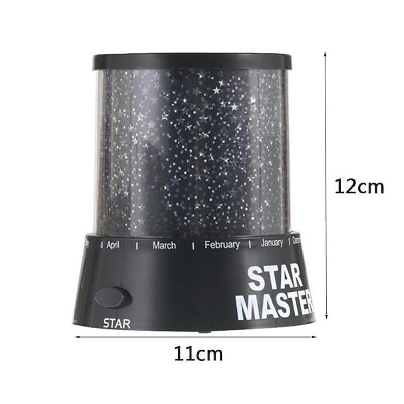 1шт светодиодный ночник проектор звездное небо звезда луна детский сон красочная лампа