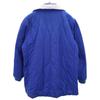 VINTAGE 80s Half zip coat 18 2/1 Blue Men's Used