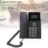 IP-телефон 2,4 дюйма IP-телефон VoIP-аккаунты 2,4-дюймовый цветной дисплей Двухпортовый Gigabit Ethernet Настольный бизнес-медиафон IP-телефон