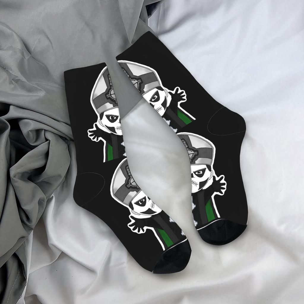 Ghost Band Cartoon Stockings Men's Socks High Quality Fashion Socks Autumn Outdoor Sports Non Slip Pattern Socks Gift